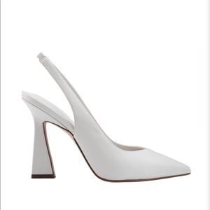 Marc Fisher Scully Slingback Pumps in Ivory - 7.5 women’s